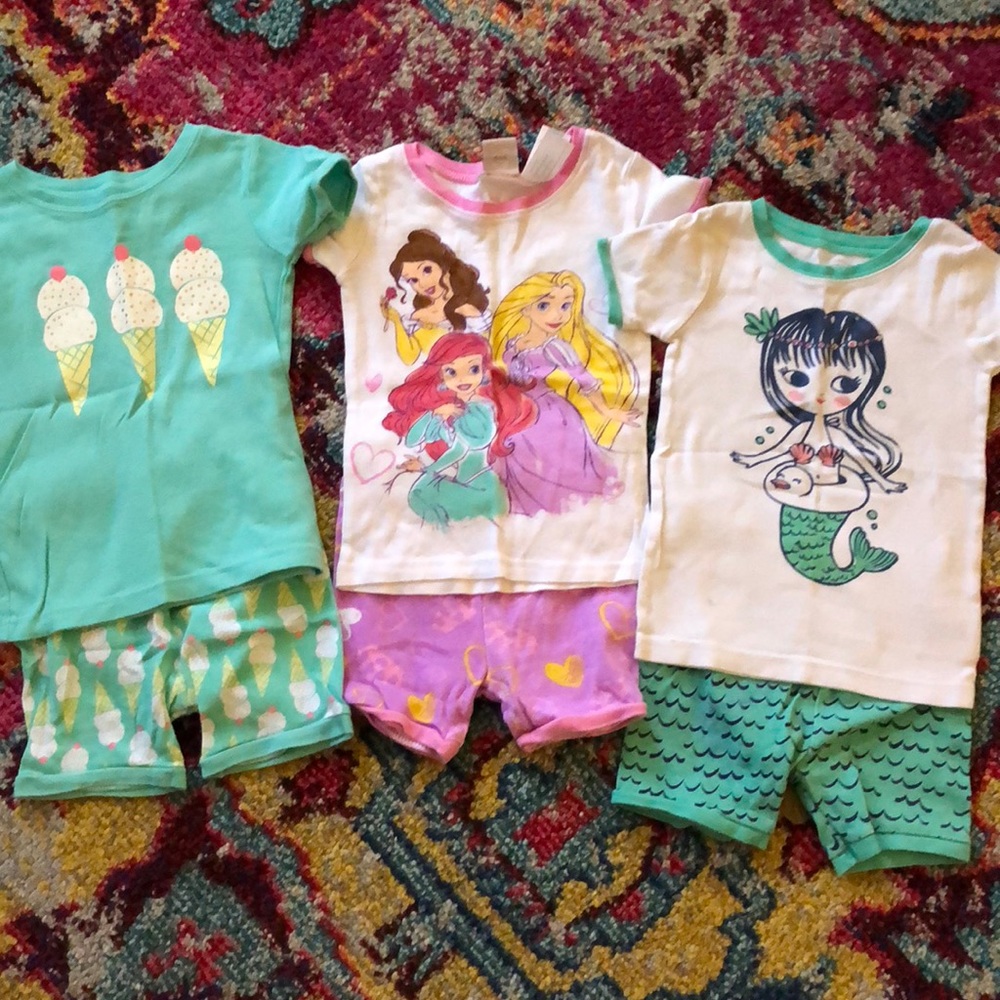Three pairs of summer pjs!